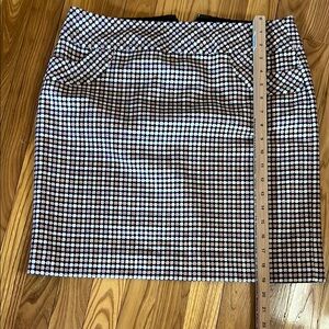 Stylish Black and White Checkered Skirt